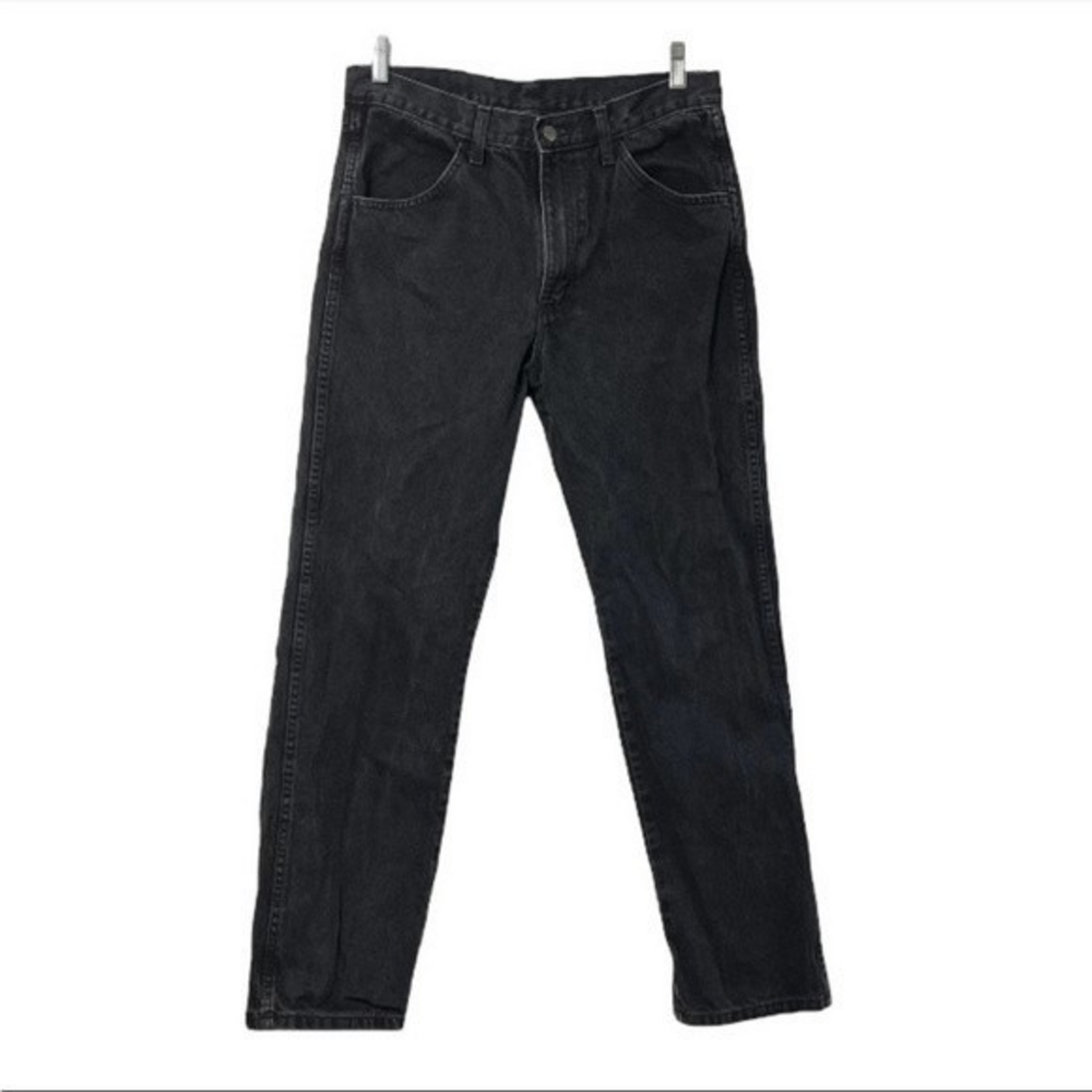 Rustler Wash Black Denim Jeans Men’s Size 33x32‎